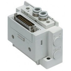 SMC solenoid valve 4 & 5 Port SS5Y7-10/11, 7000 Series Manifold, D-sub Connector, Flat Ribbon Cable, PC Wiring System (IP40)